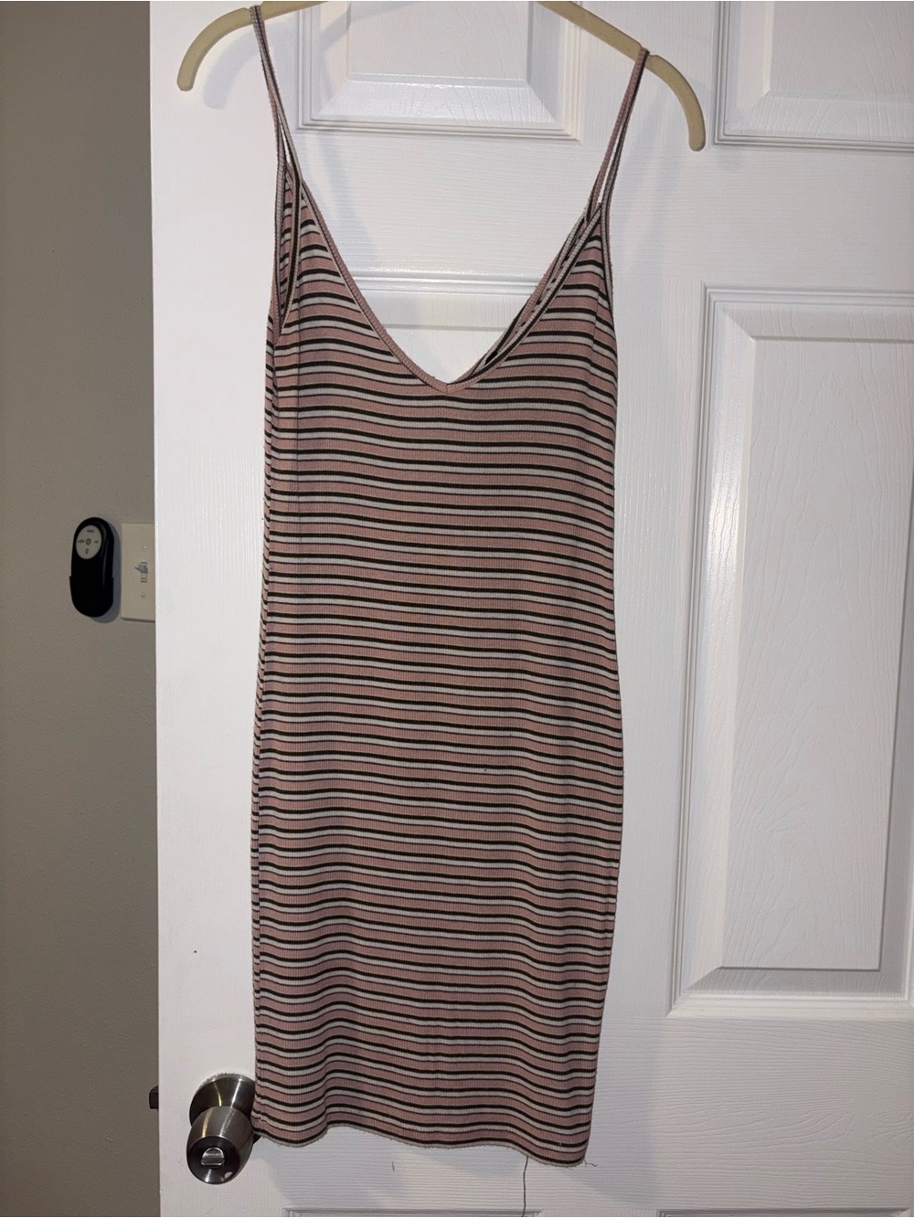 Striped Ribbed Tank Dress - Picture 4 of 4